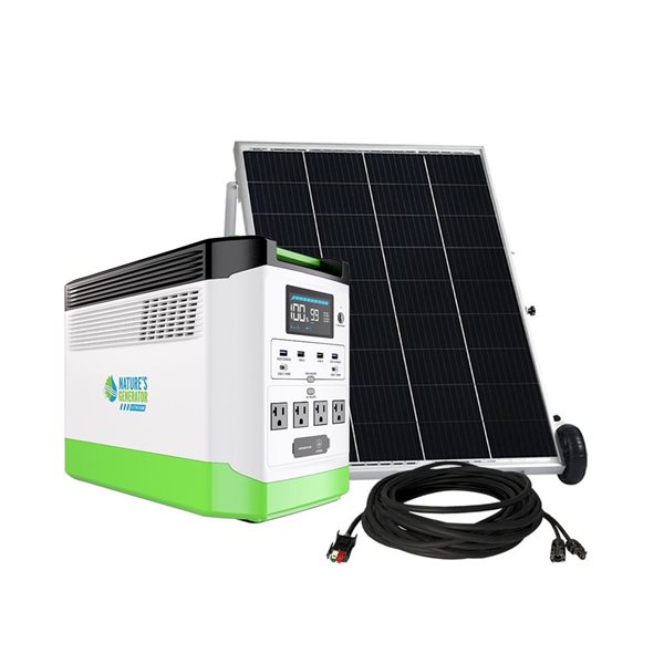 Nature's Generator Lithium 1800 Gold Portable Solar Generator