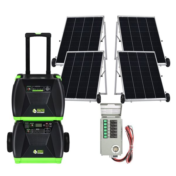 Nature's Generator Elite Platinum PE 3600W Portable Solar Generator