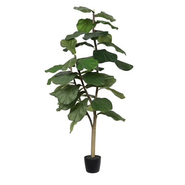 Vickerman 4-ft Artificial Potted Fiddle Tree