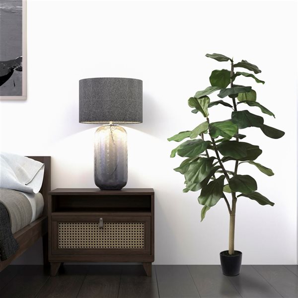 Vickerman 4-ft Artificial Potted Fiddle Tree