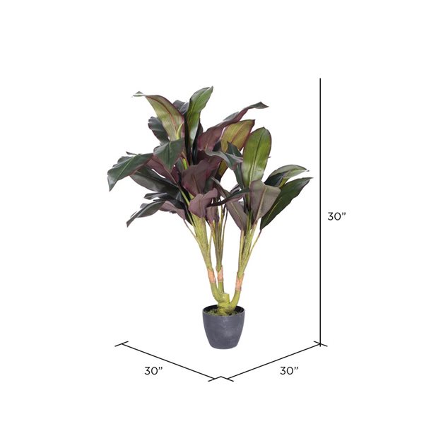 Vickerman 30-in Artificial Real Touch Dracaena