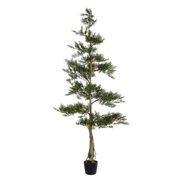 Vickerman 6-ft Artificial Potted Cedar Tree