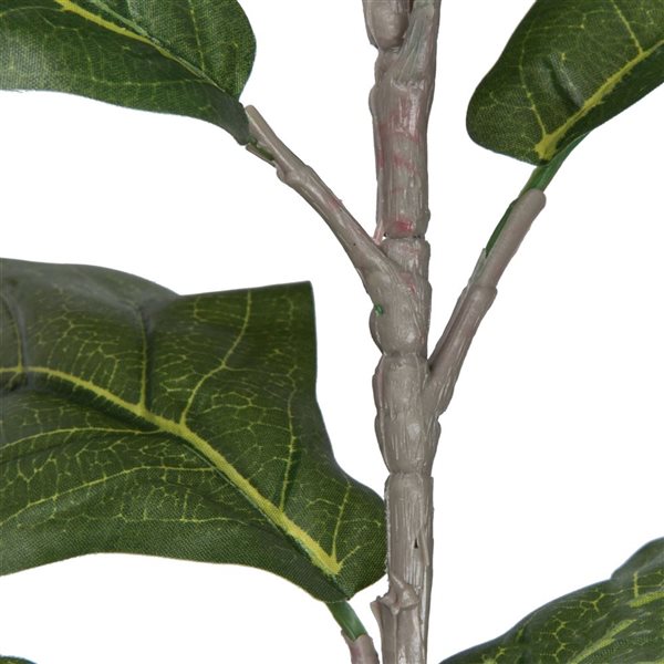 Vickerman 5-ft Artificial Green Potted Fiddle Tree