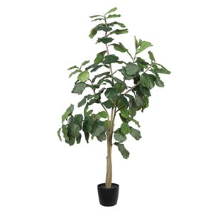 Vickerman 8-ft Artificial Potted Fiddle Tree