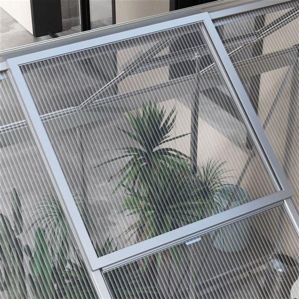 Outsunny 6 x 8-ft Polycarbonate Walk-in Greenhouse - Silver