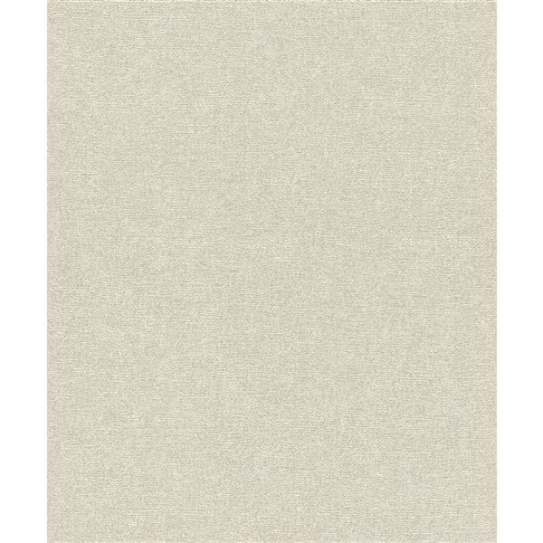 Papier peint 3D non encollé Dale Advantage 20,9 po l. x 33 pi L. texture béton blanc cassé/taupe, couvre 57,5 pi²