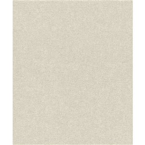 Papier peint 3D non encollé Dale Advantage 20,9 po l. x 33 pi L. texture béton blanc cassé/taupe, couvre 57,5 pi²