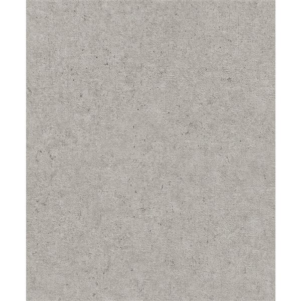 Papier peint non encollé Colm Advantage 20,9 po l. x 33 pi L. riz gris texturé, couvre 57,5 pi²