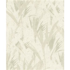 Advantage Chet 20.9-in W x 33-ft L Sage Abstract Botanic Wallpaper Unpasted 3D Wallpaper - Covers 57.5 ft²