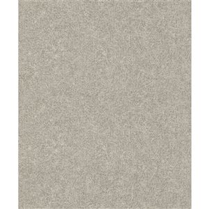 Papier peint 3D non encollé Dale Advantage 20,9 po l. x 33 pi L. texture béton gris pâle/étain, couvre 57,5 pi²