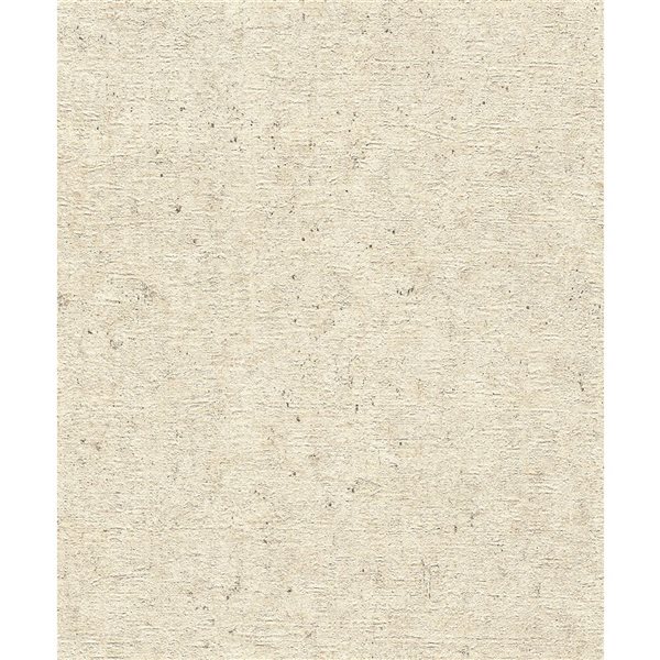 Advantage Cain 20.9-in W x 33-ft L Sandy Taupe Textured Unpasted 3D Wallpaper - Covers 57.5 ft²