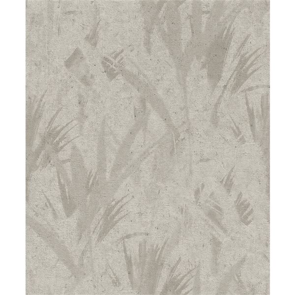 Advantage Chet 20.9-in W x 33-ft L Light Grey Abstract Botanic Wallpaper Unpasted 3D Wallpaper - Covers 57.5 ft²