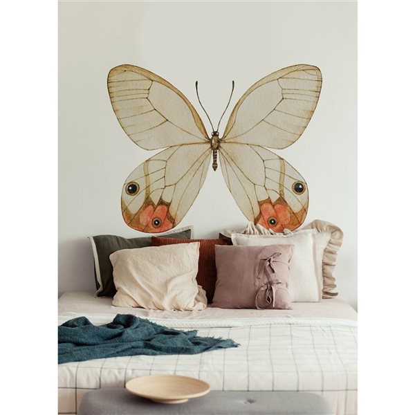 Décalque mural Papillon de WallPops pour tête de lit 35 po x 45 po