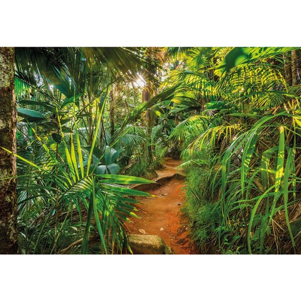 Komar Jungle Trail Mural 12-ft 1-in x 8-ft 3-in