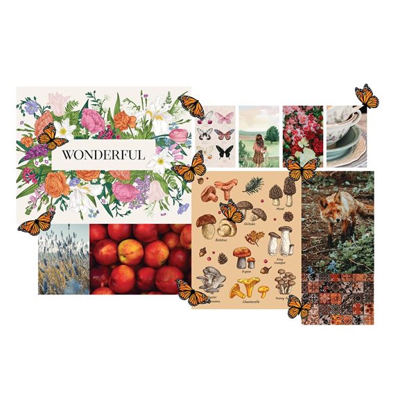 WallPops Cottage-Core Collage Wall Decals 28-in x 42-in