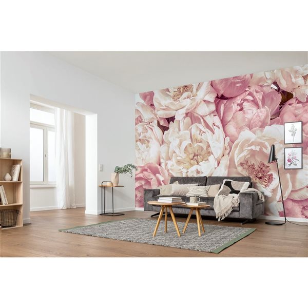 Murale Pivoines de Komar 12 pi 1 po x 8 pi 2 po