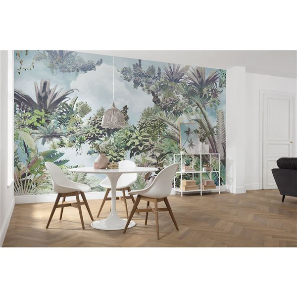 Komar Tropical Heaven Mural 12-ft 1-in x 8-ft 2-in