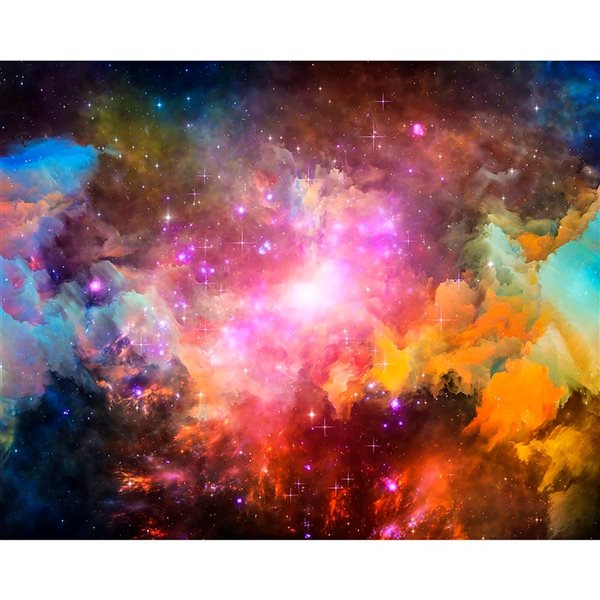 ohpopsi Galaxy Stars Mural 9-ft 10-in x 7-ft 10-in