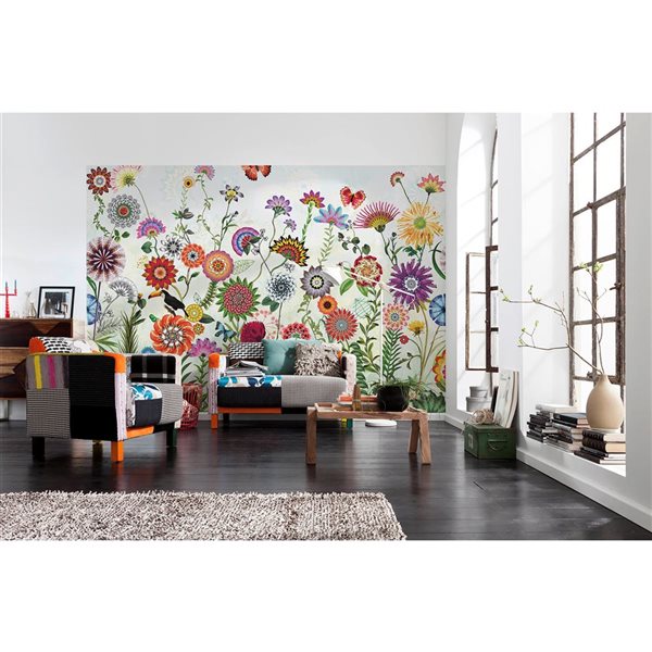 Komar Brazil Mural 12-ft 1-in x 8-ft 4-in