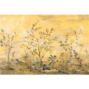 Komar Chinoiserie Mural 12-ft 1-in x 8-ft 2-in