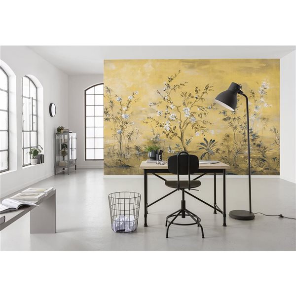 Komar Chinoiserie Mural 12-ft 1-in x 8-ft 2-in