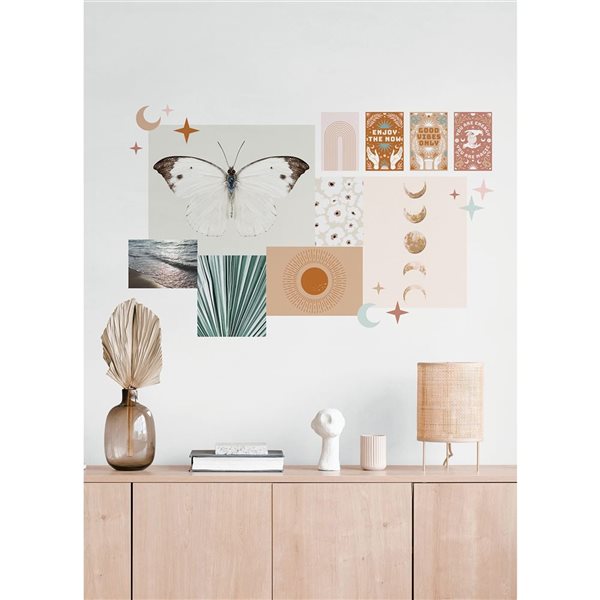 Décalques muraux bohème Mystique de WallPops 29 po x 45 po