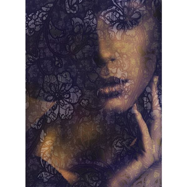 Komar Lace Mural 6-ft x 8-ft 2-in