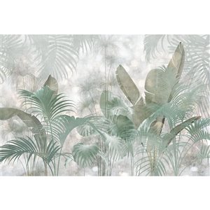 Murale Paillettes Tropicales de Komar 12 pi 1 po x 8 pi 2 po