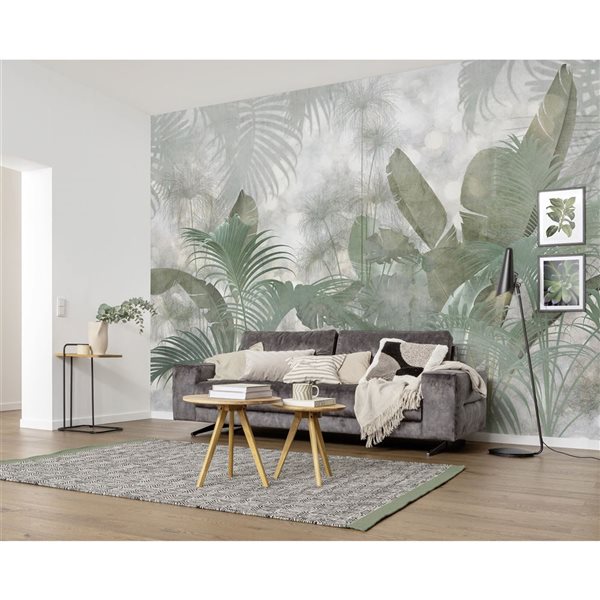 Komar Paillettes Tropicales Mural 12-ft 1-in x 8-ft 2-in