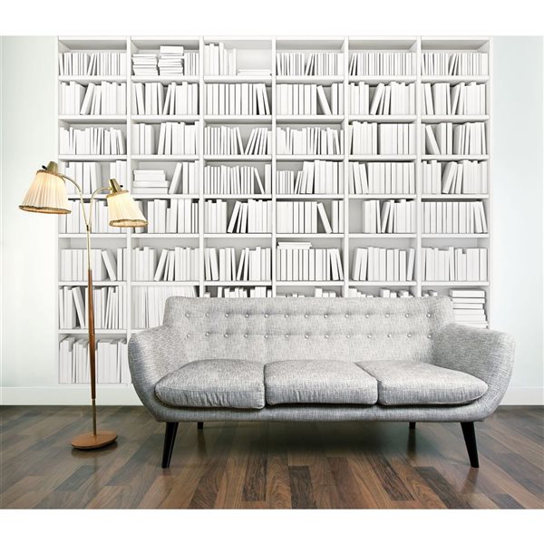 ohpopsi Library Mural 9-ft 10-in x 7-ft 10-in