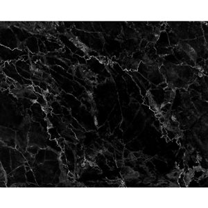 ohpopsi Black Marble Mural 9-ft 10-in x 7-ft 10-in