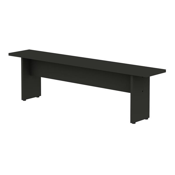 Banc de salle à manger moderne NoMad de 67,91 po en gris