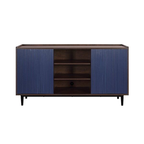 Buffet nervuré moderne de 59,05 po Duane par Manhattan Comfort avec ...