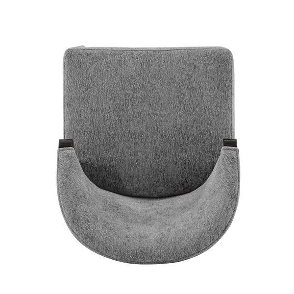 Manhattan Comfort Ola Set of 2 Grey Boucle Upholstered Dining Chair