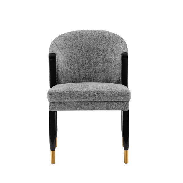 Manhattan Comfort Ola Grey Boucle Upholstered Dining Chair