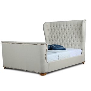 Manhattan Comfort Lola Ivory Full Bed