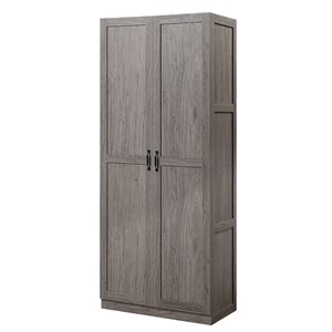 Manhattan Comfort Hopkins Grey Modern Storage Closet