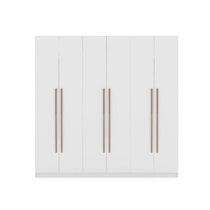 Armoire-penderie Manhattan Comfort Gramercy autoportante blanc moderne