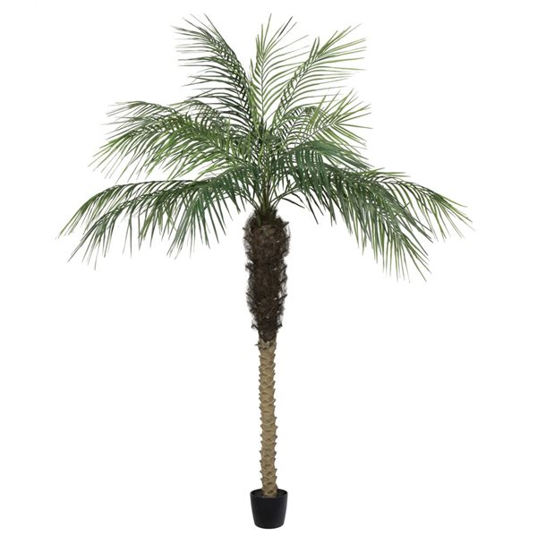 Vickerman 7-ft Artificial Potted Phoenix Palm Tree