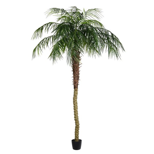 Vickerman 8-ft Artificial Potted Phoenix Palm Tree