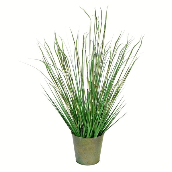 Turf Reed Green Vickerman 41-in Artificial Potted Green Reed Grass TD190441 | RONA
