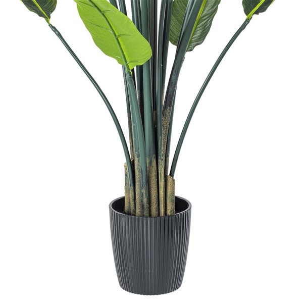 Vickerman 5-ft Artificial Potted Bird of Paradise Palm Tree
