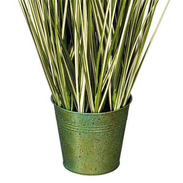 Vickerman 37-in Artificial Potted Native Green Grass