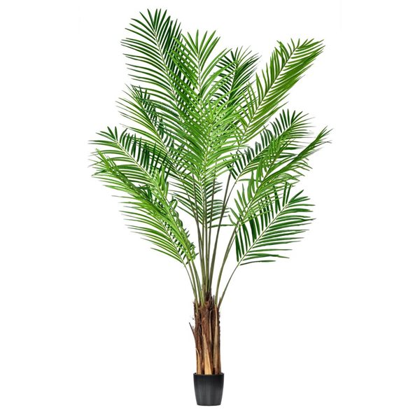Vickerman 6ft Artificial Potted Giant Areca Palm Tree TB190760 RONA