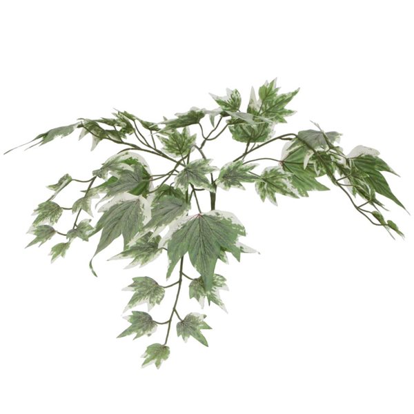 Vickerman 4-ft Artificial Silver Maple Bush in Black Plastic Pot