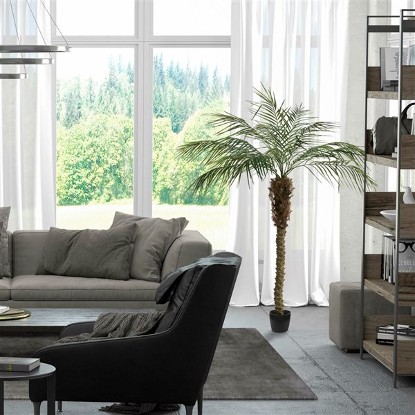 Vickerman 6-ft Artificial Potted Pheonix Palm Tree