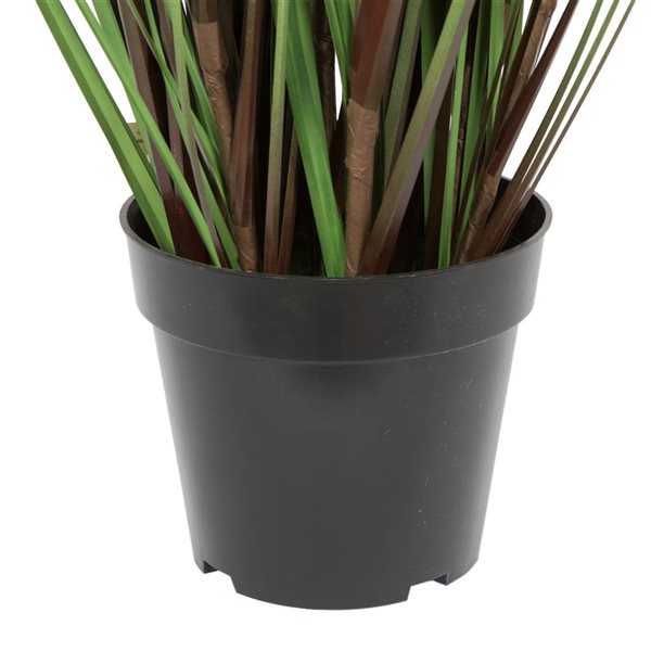 Vickerman 60-in Artificial Potted Green Straight Grass and Cattails