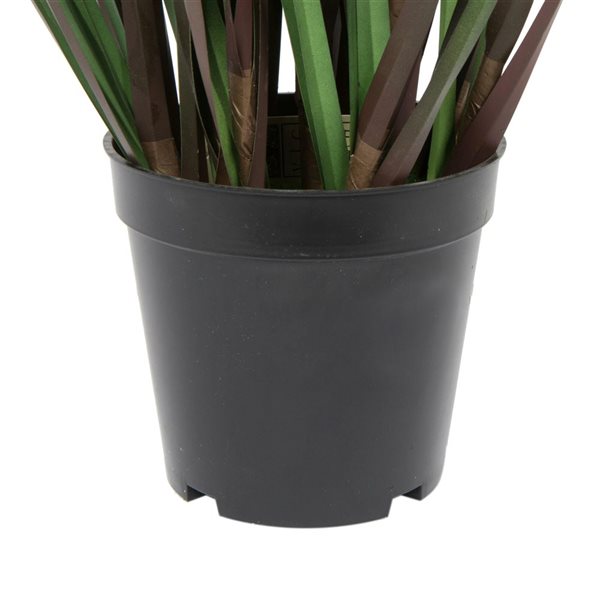 Vickerman 36-in Artificial Potted Green Grass and Eucalyptus