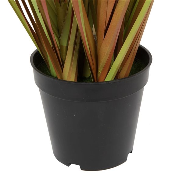 Vickerman 36-in PVC Artificial Potted Mixed Brown Grass