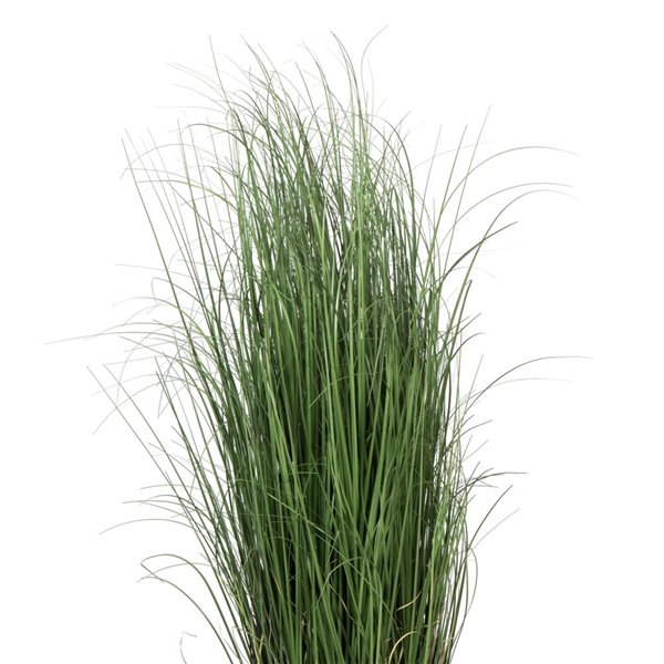 Vickerman 48-in Artificial Potted Green Curled Grass